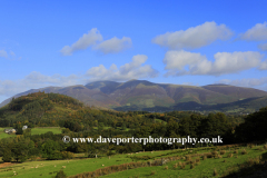 Autumn, Newlands valley and Skiddaw fell