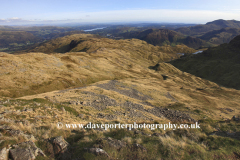 Landscape of Blea Rigg Fell, Great Langdale