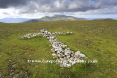 The White Cross memorial, Blencathra fell