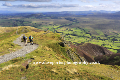 Walkers on Scales fell, Blencathra fell