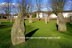 Stone Circle at Llanrwst village; Snowdonia