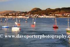 Boats in Afon Conwy, Conwy Town, Conwy