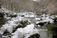 Winter snow, Fairy Glen, Betws Y Coed