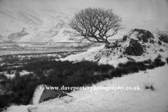 Winter snow, Pass of Llanberis