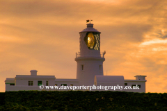 Sunset Strumble Head Lighthouse, Pembrokeshire