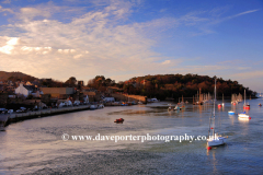 Pleasure Boats on the Afon Conwy river Conwy