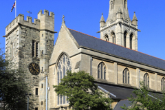 St Andrews parish church, Rugby town