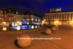 Water fountains, Victoria Square, Birmingham