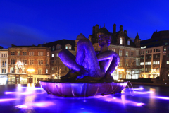 Water fountains, Victoria Square, Birmingham