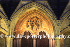 Salisbury Cathedral at night