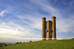 Summer view of Broadway Tower, Broadway village