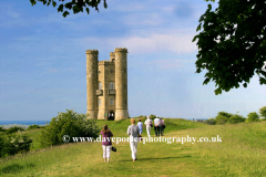 Summer view of Broadway Tower, Broadway village