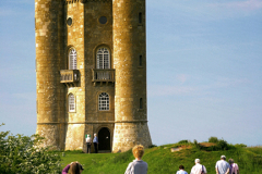 Summer view of Broadway Tower, Broadway village