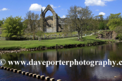 The ruins of Bolton Abbey Priory, near Skipton