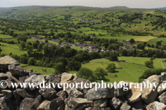 View over Newbiggin village, Bishopdale