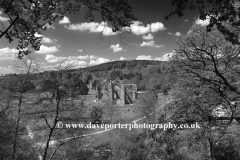 The ruins of Bolton Abbey Priory, near Skipton