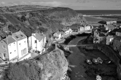 View over Staithes village