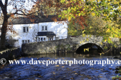 Autumn, Stone bridge over Malham Beck, Malham