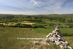 View over West Burton village, Wensleydale