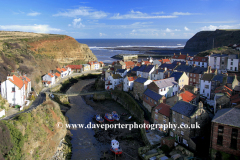 Fishing village of Staithes North Yorkshire Moors Coast