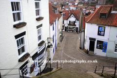 Street view in Whitby town