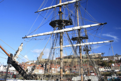 The Grand Turk boat in Whitby Harbour