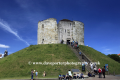 View to York Castle known as Cliffords Tower