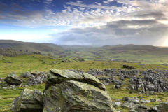 The Norber Erratics rock formations, Norber Dale