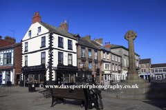 Shops on the Market Square in Knaresborough town