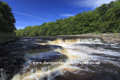 Summer, River Ure; Aysgarth Falls; Wensleydale