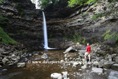 Hardraw Force waterfall, River Ure, Hardraw village