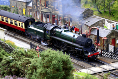 Steam Train Goathland station North York Moors railway