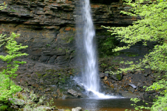 Hardraw Force waterfall, River Ure, Hardraw village