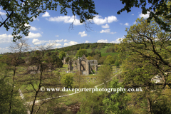 The ruins of Bolton Abbey Priory, near Skipton