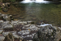 Janet’s Foss waterfall, river Aire, near Malham village