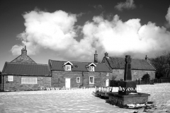 Winter Snow, Goathland village green