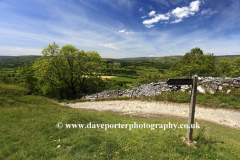 View over West Burton village, Wensleydale