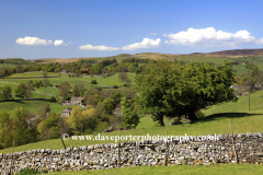 Summer view over Hebden Village, Wharfedale