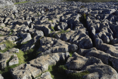 Autumn, Malham Cove, limestone cliffs, Malhamdale