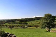 Summer view through the Nidderdale Valley