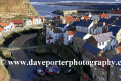 Fishing village of Staithes North Yorkshire Moors Coast