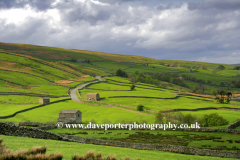 View over West Burton village, Wensleydale