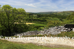 View over West Burton village, Wensleydale