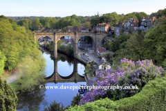 Viaduct over the river Nidd at Knaresborough town