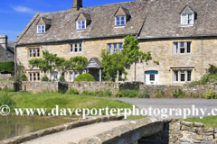 Cottages, river Windrush, Lower Slaughter village