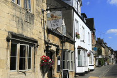 Street scene at Winchcombe town