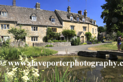 Cottages, River Eye, Lower Slaughter village