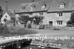 Cottages, River Eye, Lower Slaughter village