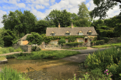 The river Eye at Upper Slaughter village