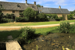 The river Eye at Upper Slaughter village